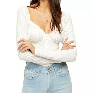 Free People Ladybug top